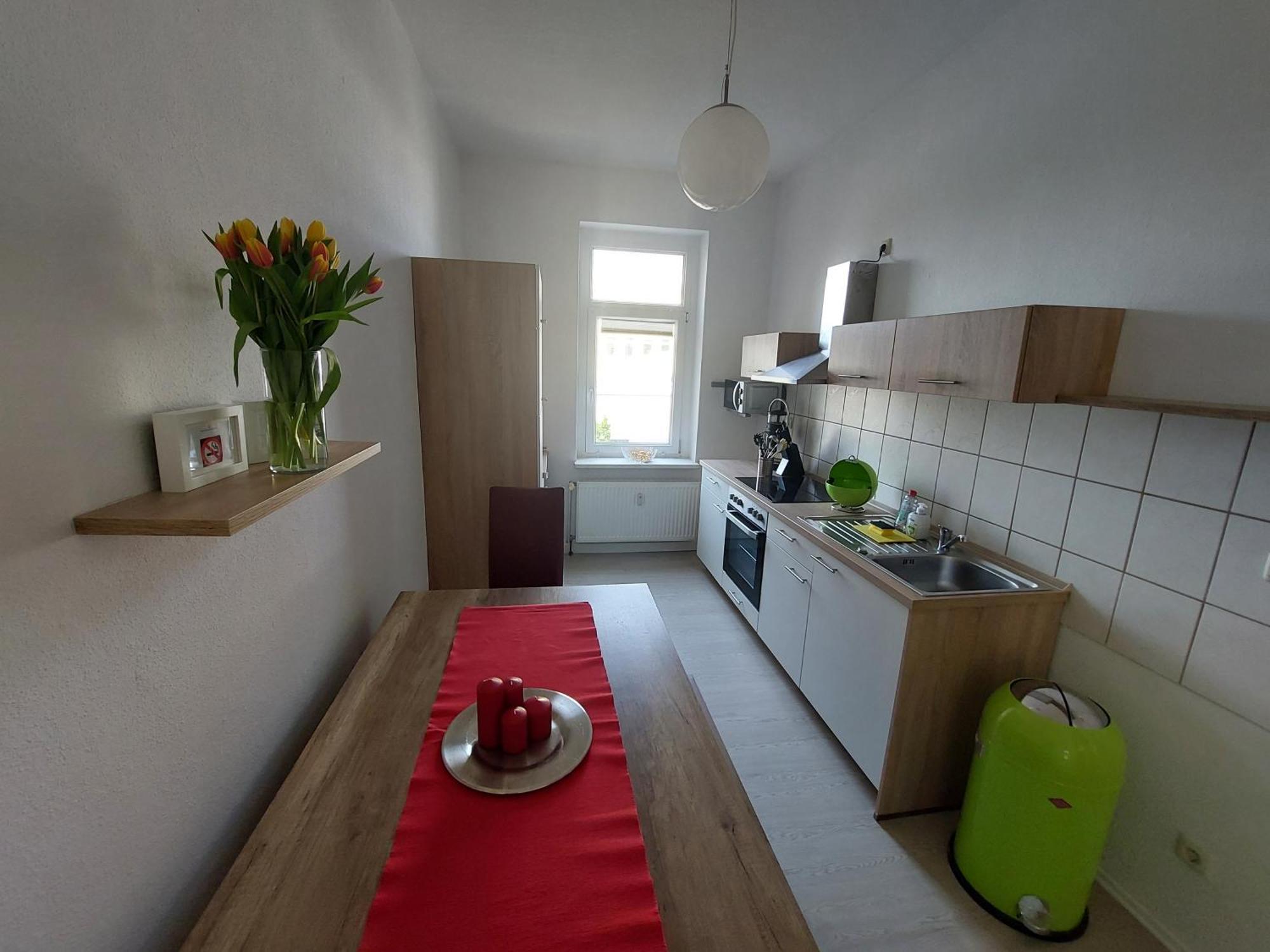 Schoene Zwei-Zimmer-Wohnung "W2" Mit 4 Einzelbetten Und Wlan In Zwenkau Bei Leipzig Im Neuseenland Номер фото